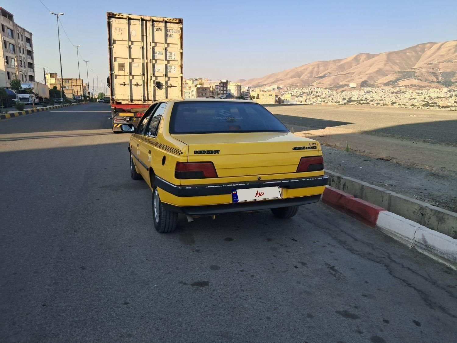 تاکسی پژو 405 GLX - دوگانه سوز CNG، مدل ۱۳۹۵|خودرو سواری و وانت|سنندج, |دیوار