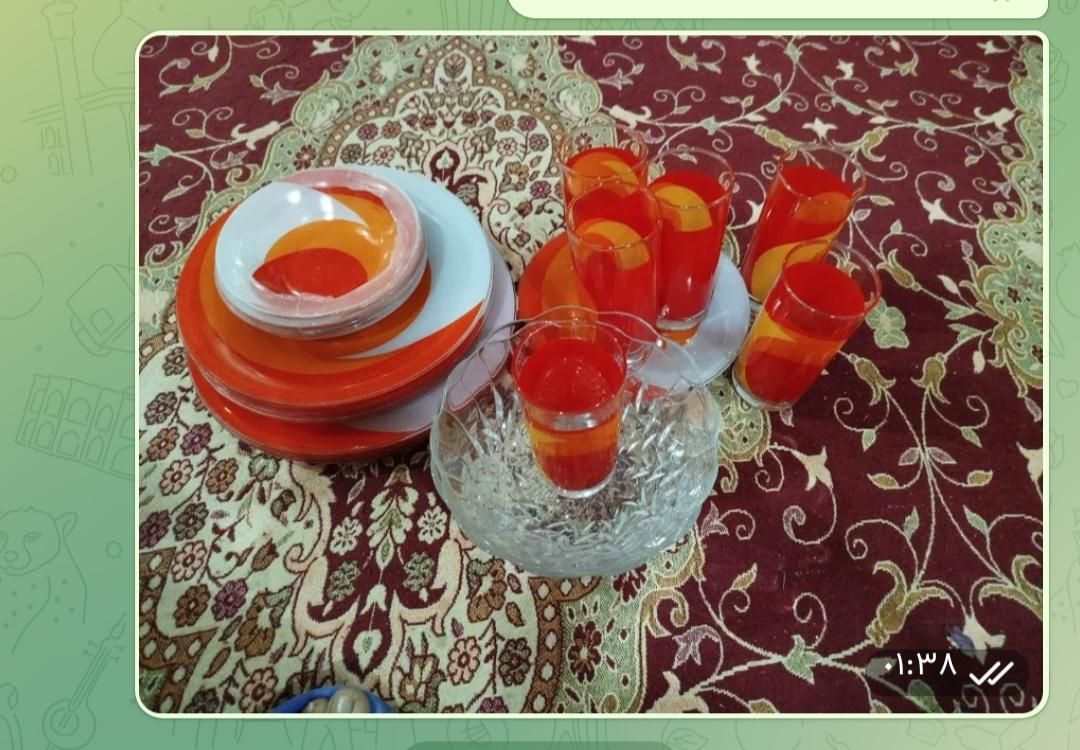 فروش تعدادی ظرف نو|صنایع دستی و سایر لوازم تزئینی|اهواز, کوت عبدالله|دیوار