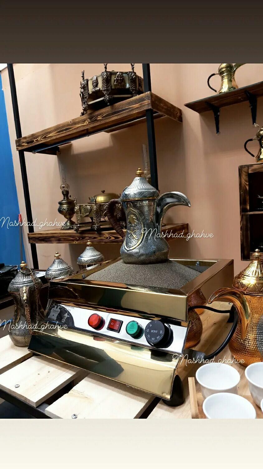 منقل شنی برقی مدل خلیجی مخصوص دله|سماور، چای‌ساز، قهوه‌ساز|امیدیه, |دیوار