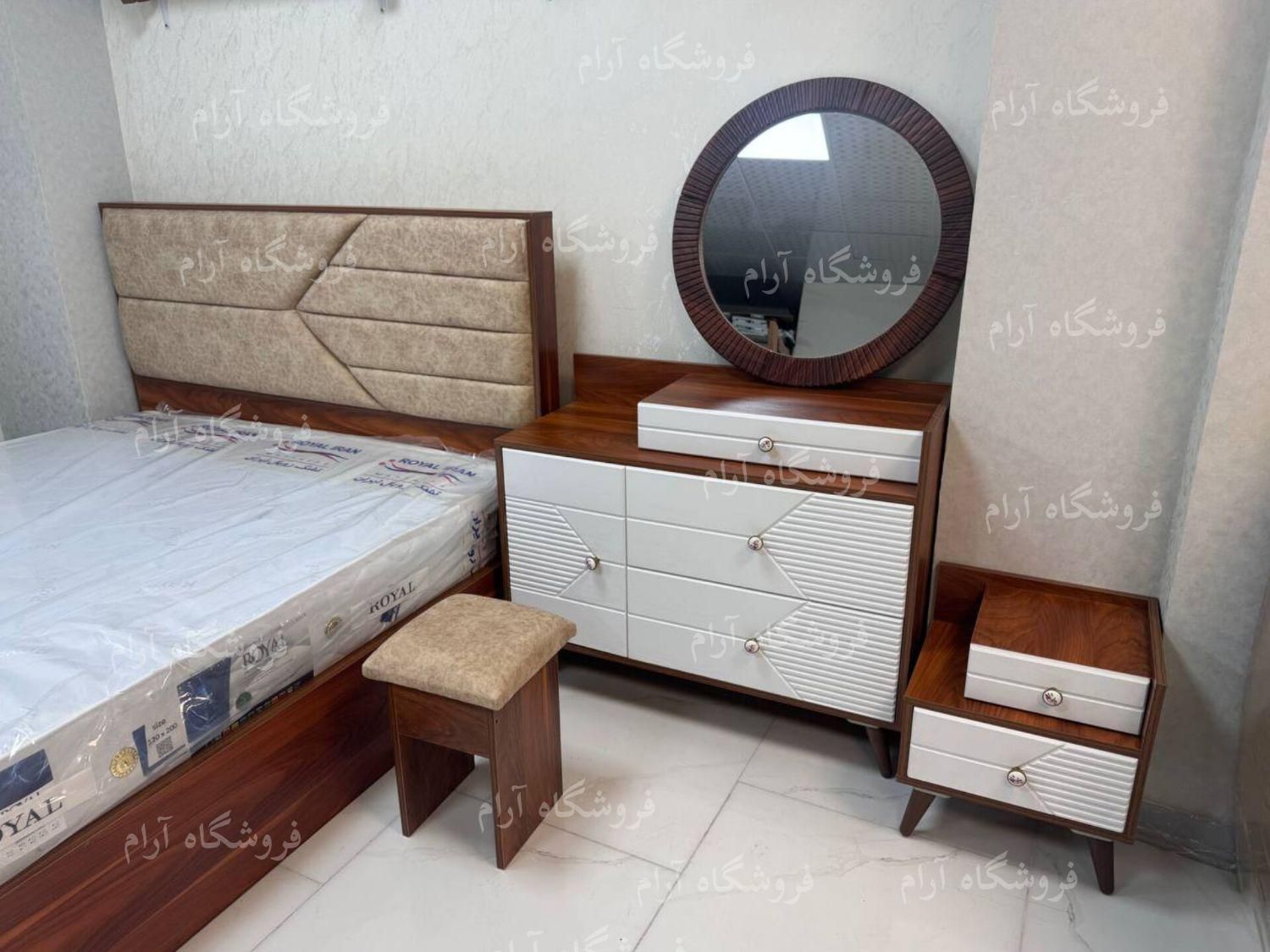 سرویس خواب رویا / ام دی اف|تخت و سرویس خواب|کرج, منظریه|دیوار