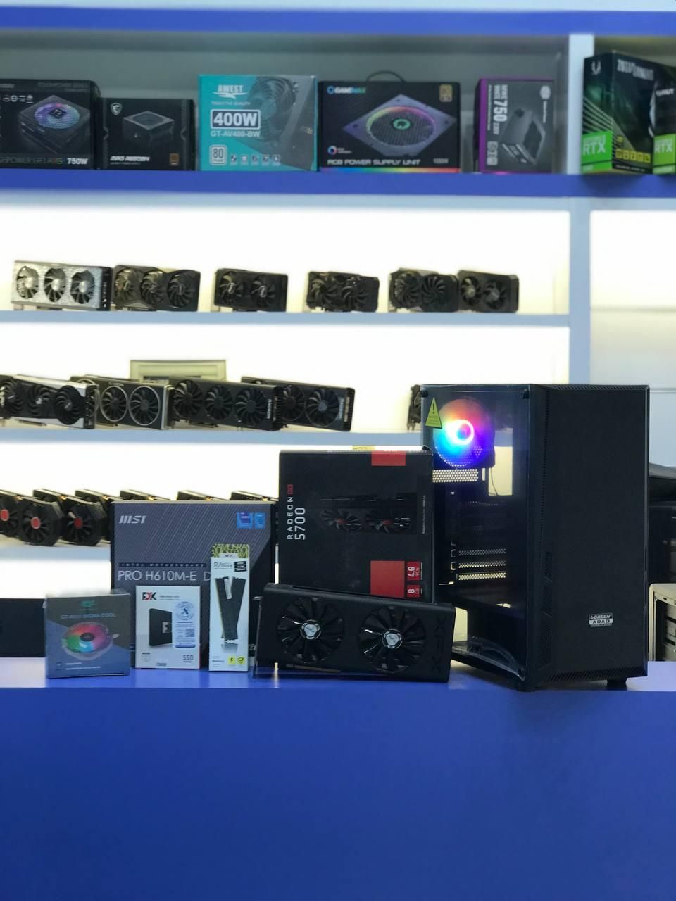 کیس گیمینگ قوی نسل دوازده گرافیک rx 5700 xt اقساطی|رایانه رومیزی|مشهد, عامل|دیوار