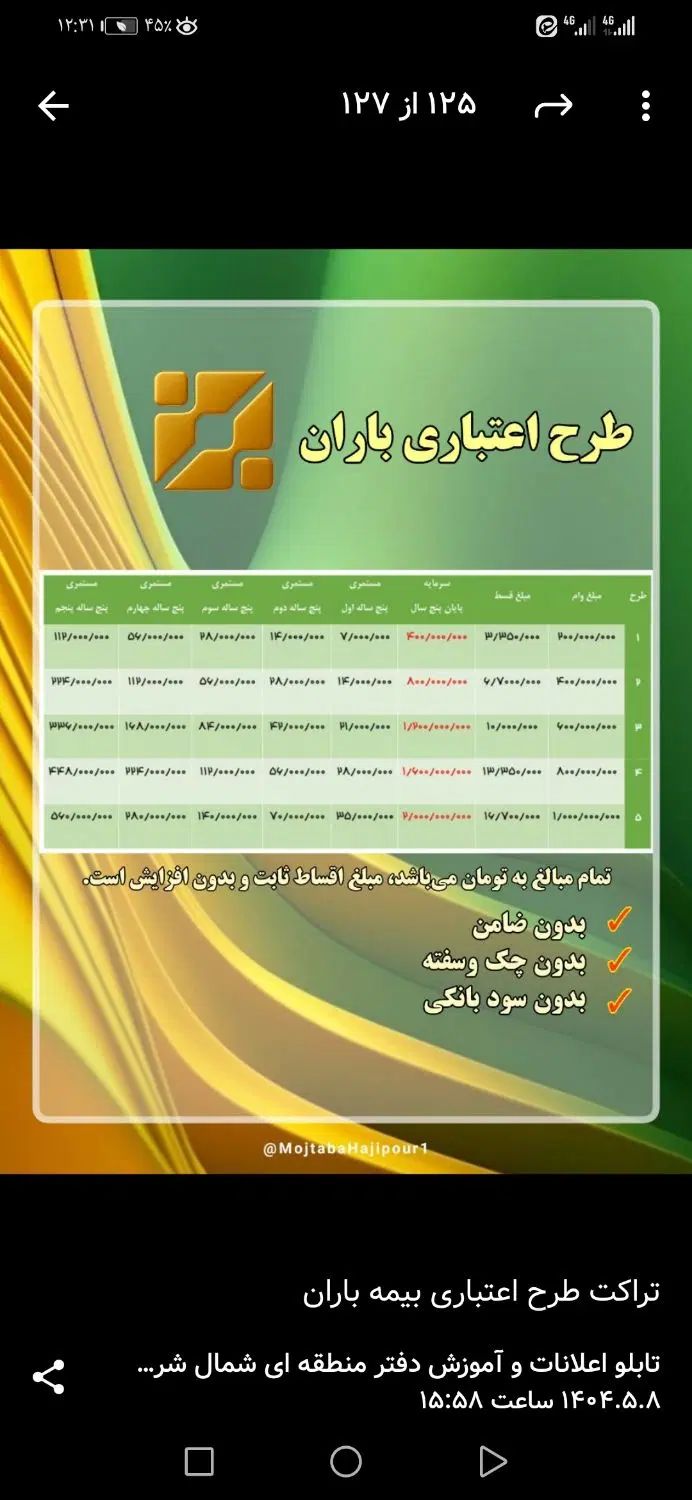 طرح مهر باران|خدمات مالی، حسابداری، بیمه|مشهد, سرافرازان|دیوار
