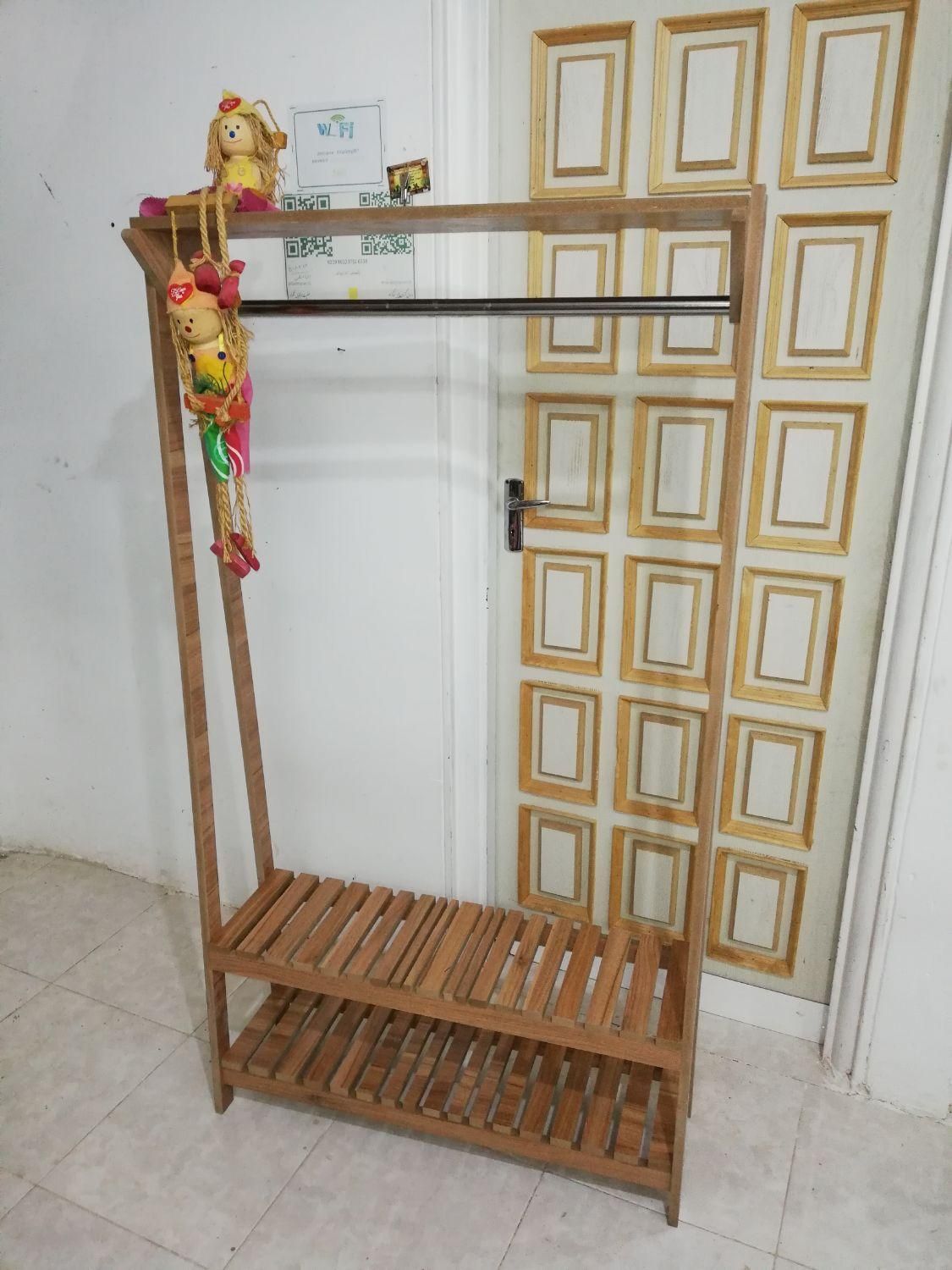 ( رگال لباس ) استند گل ( استند لباس )مدل کاج|جاکفشی، کمد، دراور|قزوین, |دیوار