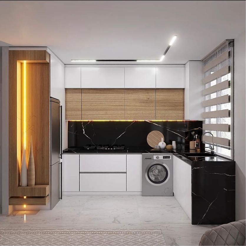 کابینت آشپزخانه mdf پاکچوب مدرن نئوکلاسیک روکش|مصالح و تجهیزات ساختمان|مشهد, وکیل‌آباد|دیوار