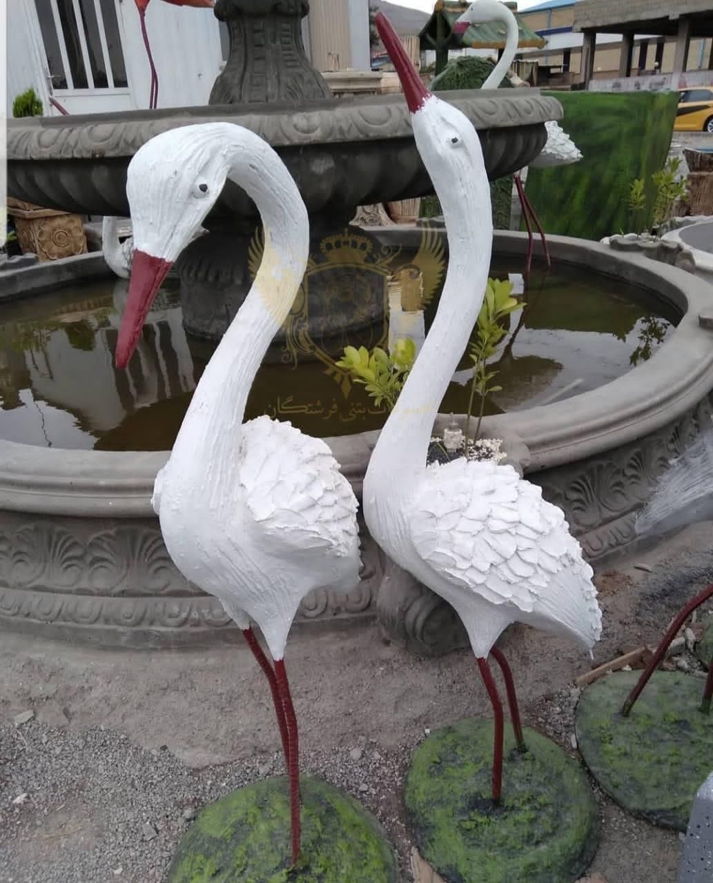 مجسمه تندیس حیوانات محوطه بتنی فایبرگلاس|مجسمه، تندیس، ماکت|آبادان, |دیوار