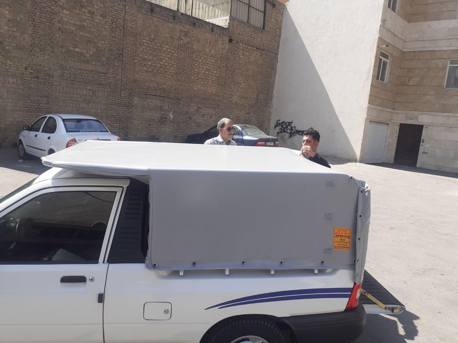 چادربرزنت وانت پیکان،نیسان،مزدا،اریسان،پرایدوانت|قطعات یدکی و لوازم جانبی|تهران, مینابی|دیوار