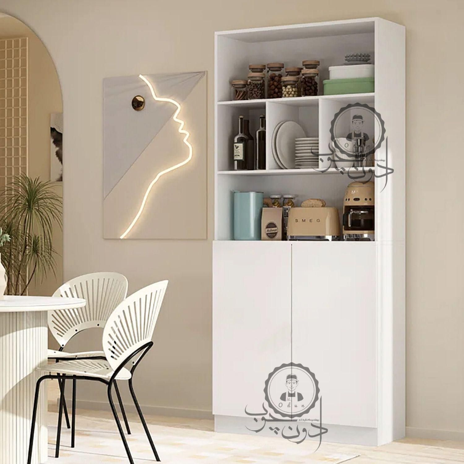 کتابخانه کمد دار مدل آرتمیس|کتابخانه، شلف، قفسه‌های دیواری|تبریز, |دیوار