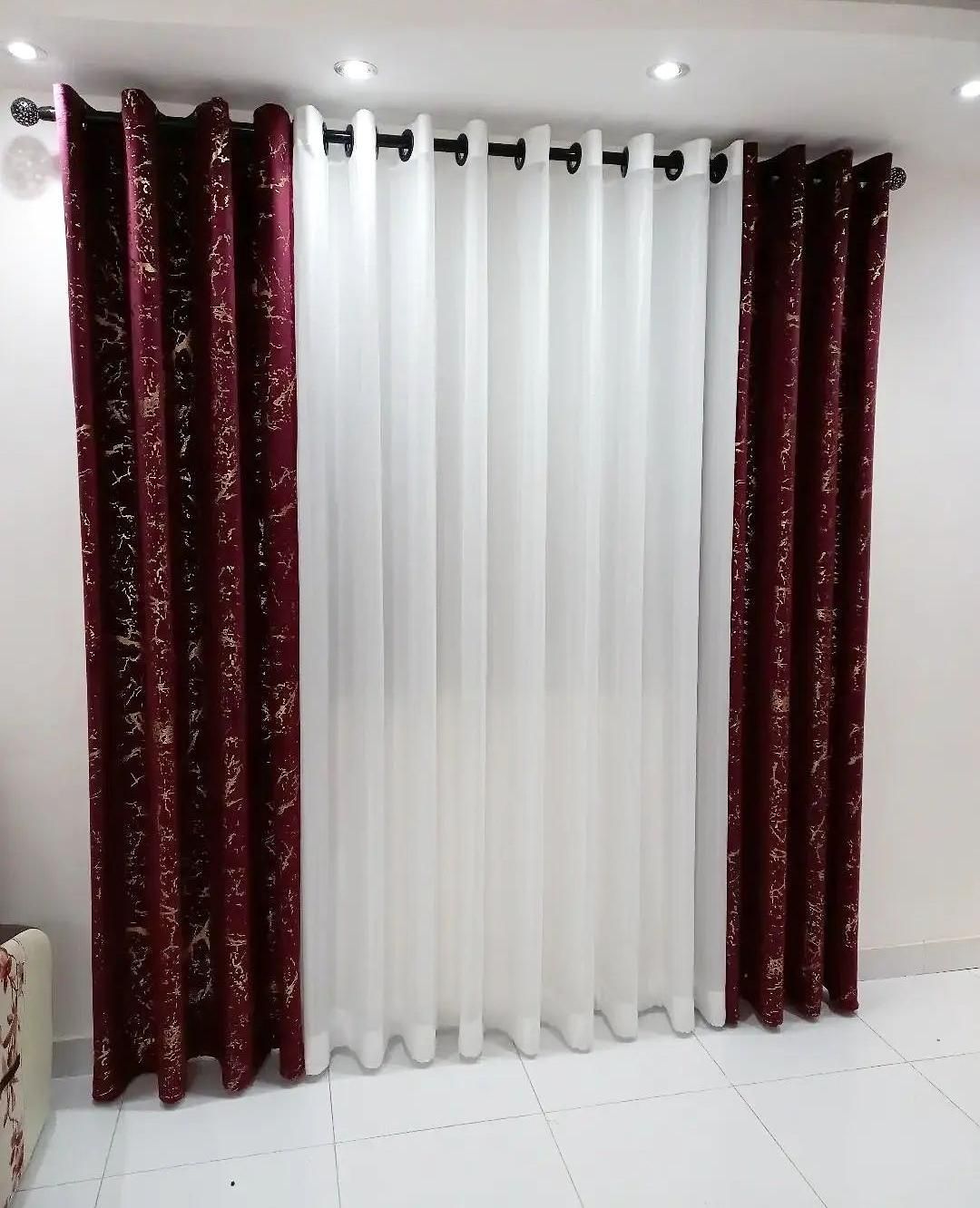 پرده آماده مدل جدید|پرده، رانر، رومیزی|مشهد, شاهد (شهرک غرب)|دیوار