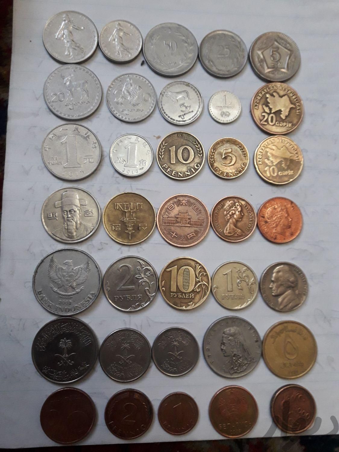 سکه خارجی|سکه، تمبر و اسکناس|تهران, اباذر|دیوار