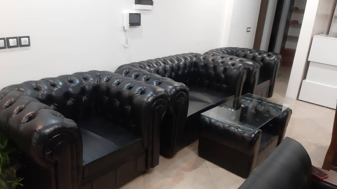 نیمست چسترچرم میزمدیریت کارن صندلی چروک کانتر منشی|دفتر کار|کرج, برغان|دیوار