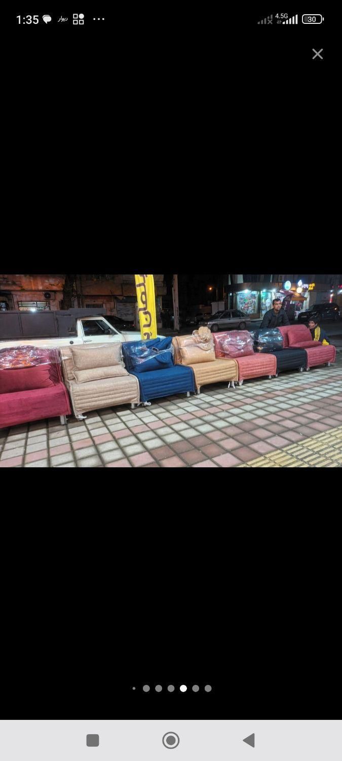 مبل کم جا تخت خواب شو عباسپور|مبلمان خانگی و میز عسلی|کرمان, |دیوار