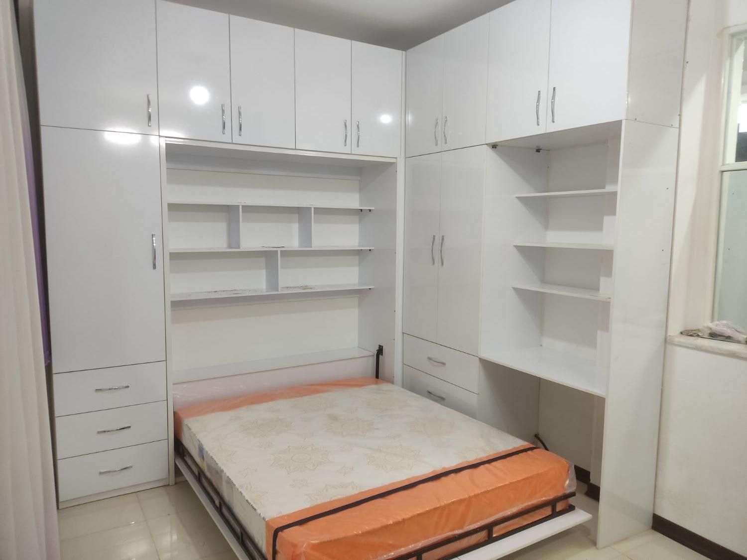 تخت تاشو دونفره|تخت و سرویس خواب|یزد, |دیوار