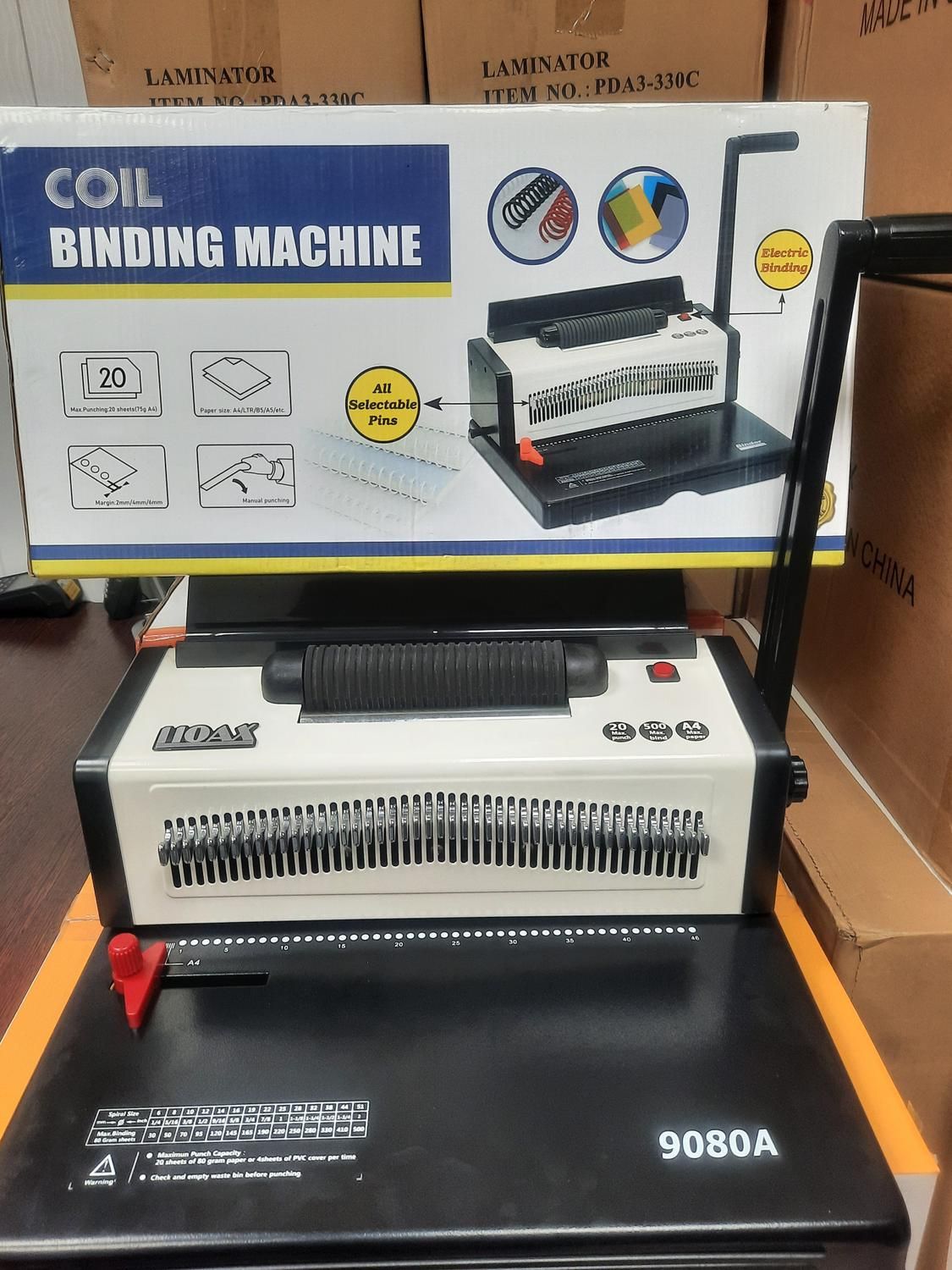 دستگاه صحافی سیمی کردن کتاب و جزوه 9080 و 9028|پرینتر، اسکنر، کپی، فکس|تهران, فردوسی|دیوار