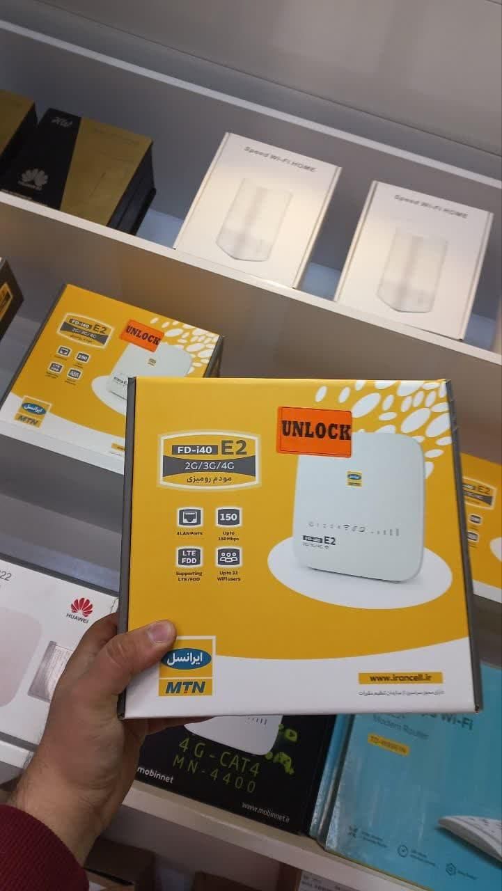 مودم4G+جدید ایرانسل آنلاک FD i40 E2 دوربین ماین|مودم و تجهیزات شبکه|اصفهان, عطار نیشابوری|دیوار