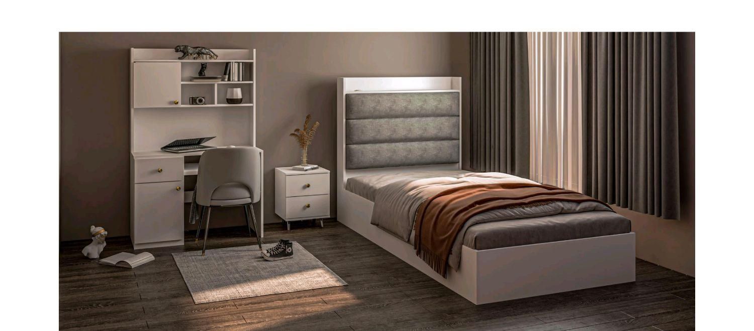 تختخواب مدل آرتا باکفی وقیدهای مقاوم|تخت و سرویس خواب|شوش, |دیوار