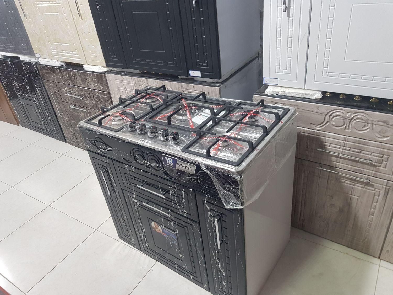 اجاق گاز ۵ شعله صفحه شیشه ممبران/آکبند|اجاق گاز و لوازم برقی پخت‌وپز|اراک, |دیوار