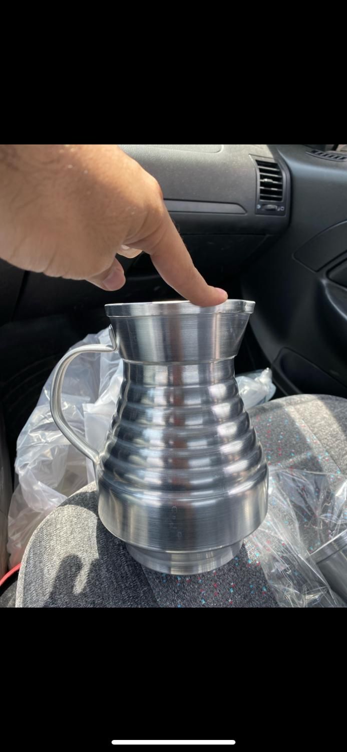 پارچ و لیوان آلومینیومی ویدوجی|ظروف سرو و پذیرایی|ری, سرتخت|دیوار