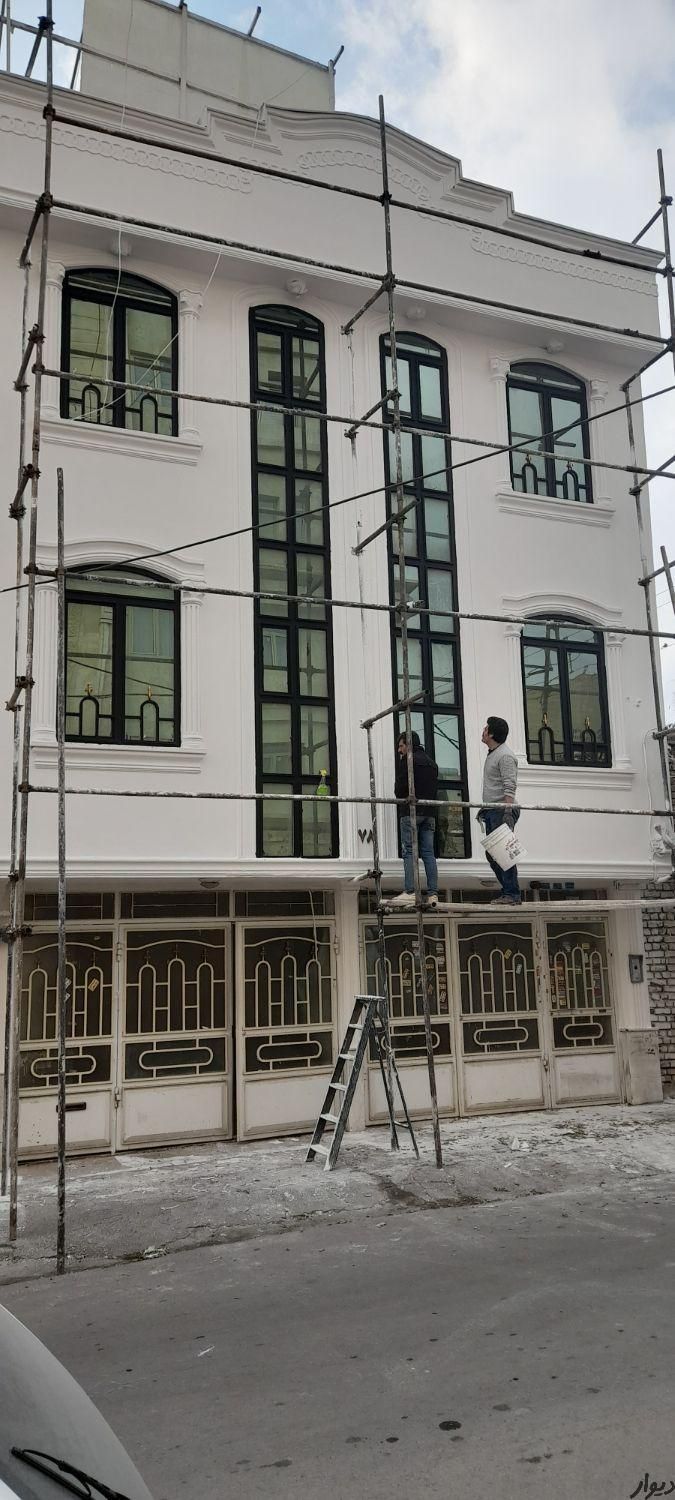 کنیتکس اکرولیک نقاشی کنتکس نما قابل شستشو|خدمات پیشه و مهارت|مشهد, سراب|دیوار