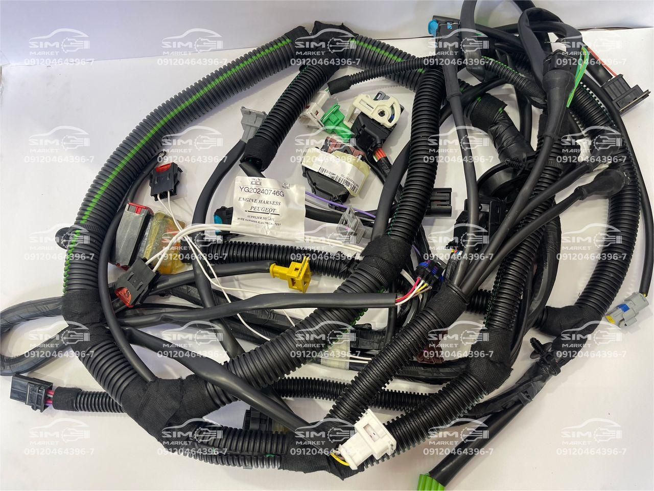 سیم کسی موتور پژو ساژم بدون یونیت فن شرکتی|قطعات یدکی و لوازم جانبی|گرگان, |دیوار