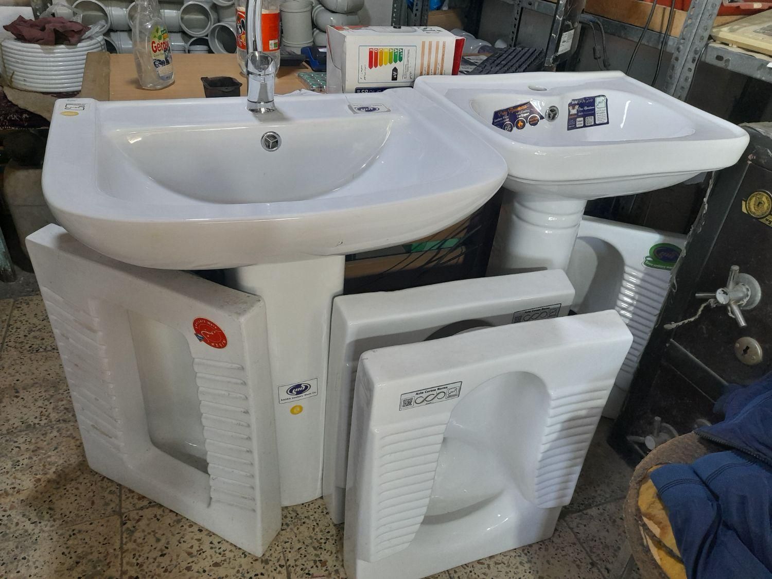 چینی جات(روشویی وسنگ توالت)|لوازم سرویس بهداشتی|گنبد کاووس, |دیوار