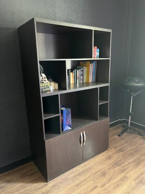 کتابخانه|کتابخانه، شلف، قفسه‌های دیواری|تهران, حکیمیه|دیوار
