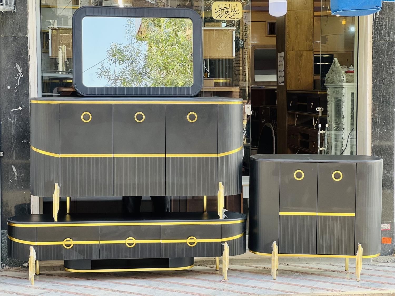 کنسول آینه جاکفشی ست میز|بوفه، ویترین، کنسول|کرج, پیشاهنگی|دیوار