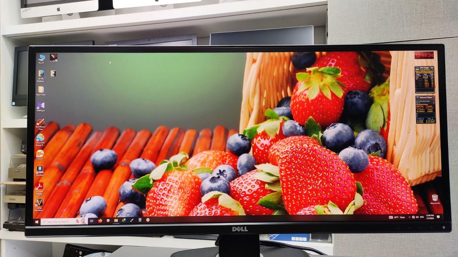 LED DELL ULTRA WIDE مانیتور اولترا واید|رایانه رومیزی|تهران, میدان ولیعصر|دیوار