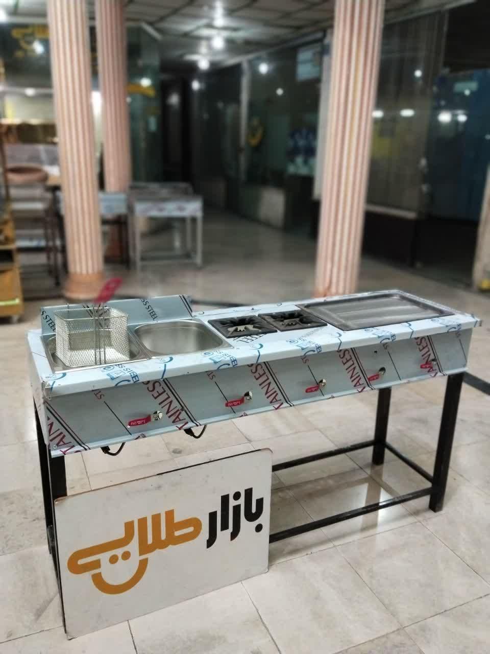 تجهیزات ساندویچی فر مرکب پیتزا ساندویچ فلافل صنعتی|کافی‌شاپ و رستوران|اهواز, نادری|دیوار