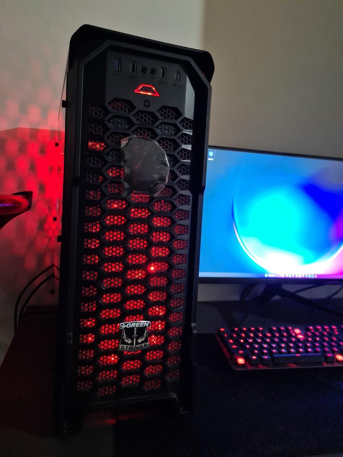 کامپیوتر گیمینگ rtx 30 70  مانیتور ۱۶۰|رایانه رومیزی|تهران, شهرک غرب|دیوار