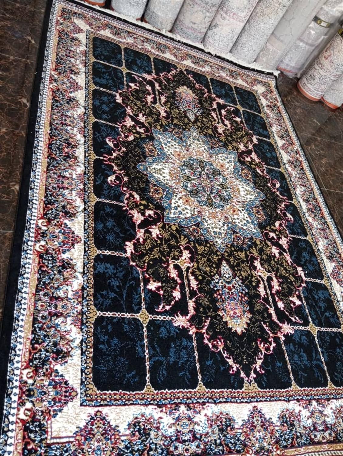 فرش هیوا رنگ بندی کامل|فرش|قرچک, |دیوار