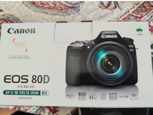 فروش دوربین اوریجینال Canon 80D سالم بدون تعمیر|دوربین عکاسی و فیلم‌برداری|اصفهان, فیض|دیوار