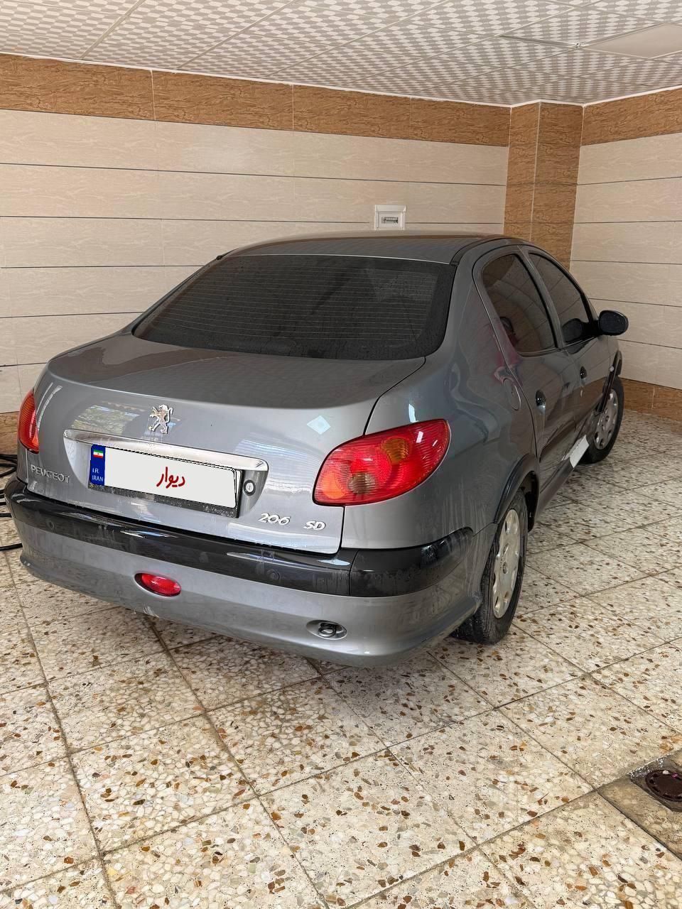 پژو 206 SD V8، مدل ۱۳۹۶|خودرو سواری و وانت|کرمانشاه, |دیوار