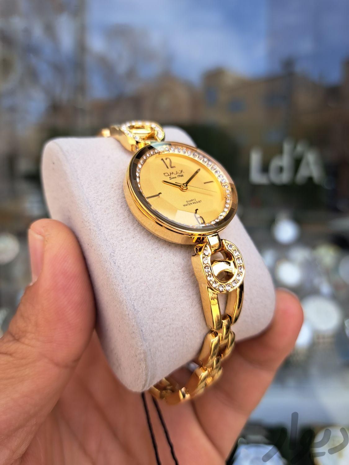 ساعت اماکس اورجینال دستبندی طلایی شیشه تراش|ساعت|اصفهان, قائمیه|دیوار