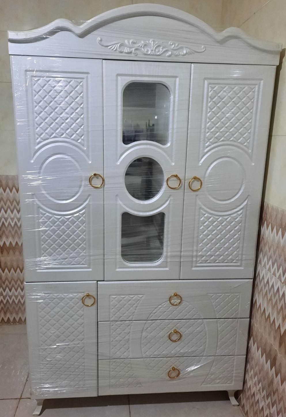 کمد لباس وکیوم کمدلباس۲تیکه عرض ۱۱۰ و عمق ۵۰ سانت|جاکفشی، کمد، دراور|اردبیل, |دیوار