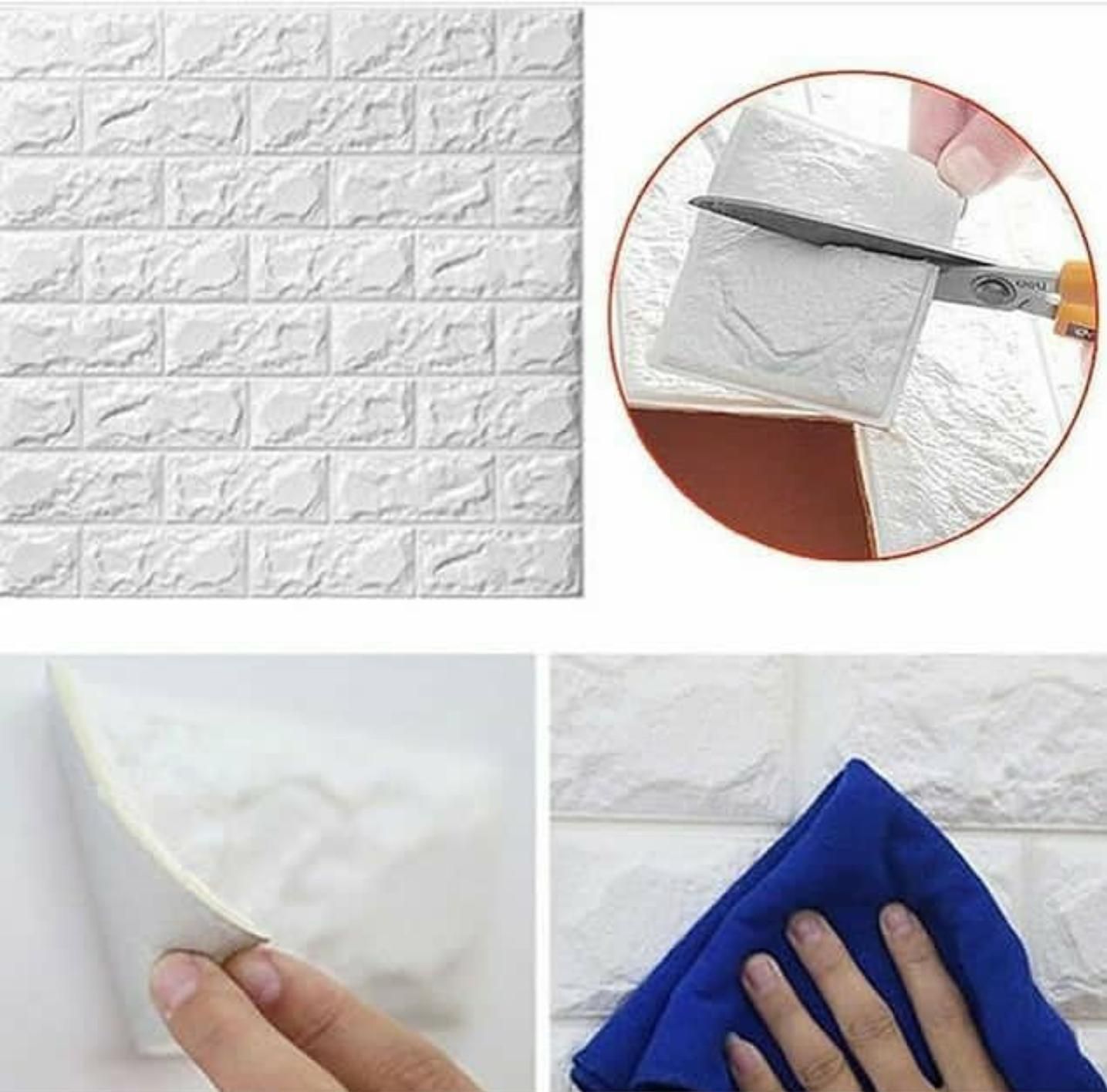 برچسب کابینت دیوارپوش فومی ماربل شیت کاغذ دیواری|مصالح و تجهیزات ساختمان|قم, زنبیل آباد|دیوار
