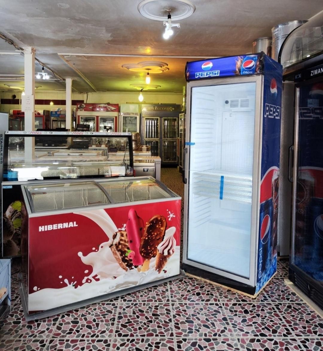 یخچال تاج دار زیمان مشکی|فروشگاه و مغازه|خرم‌آباد, |دیوار