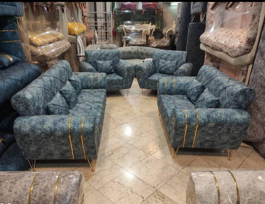 مبل *ایسان* جهیزیه عروس پارکر (تولیدی ارزانکده)|مبلمان خانگی و میز عسلی|خرم‌آباد, |دیوار