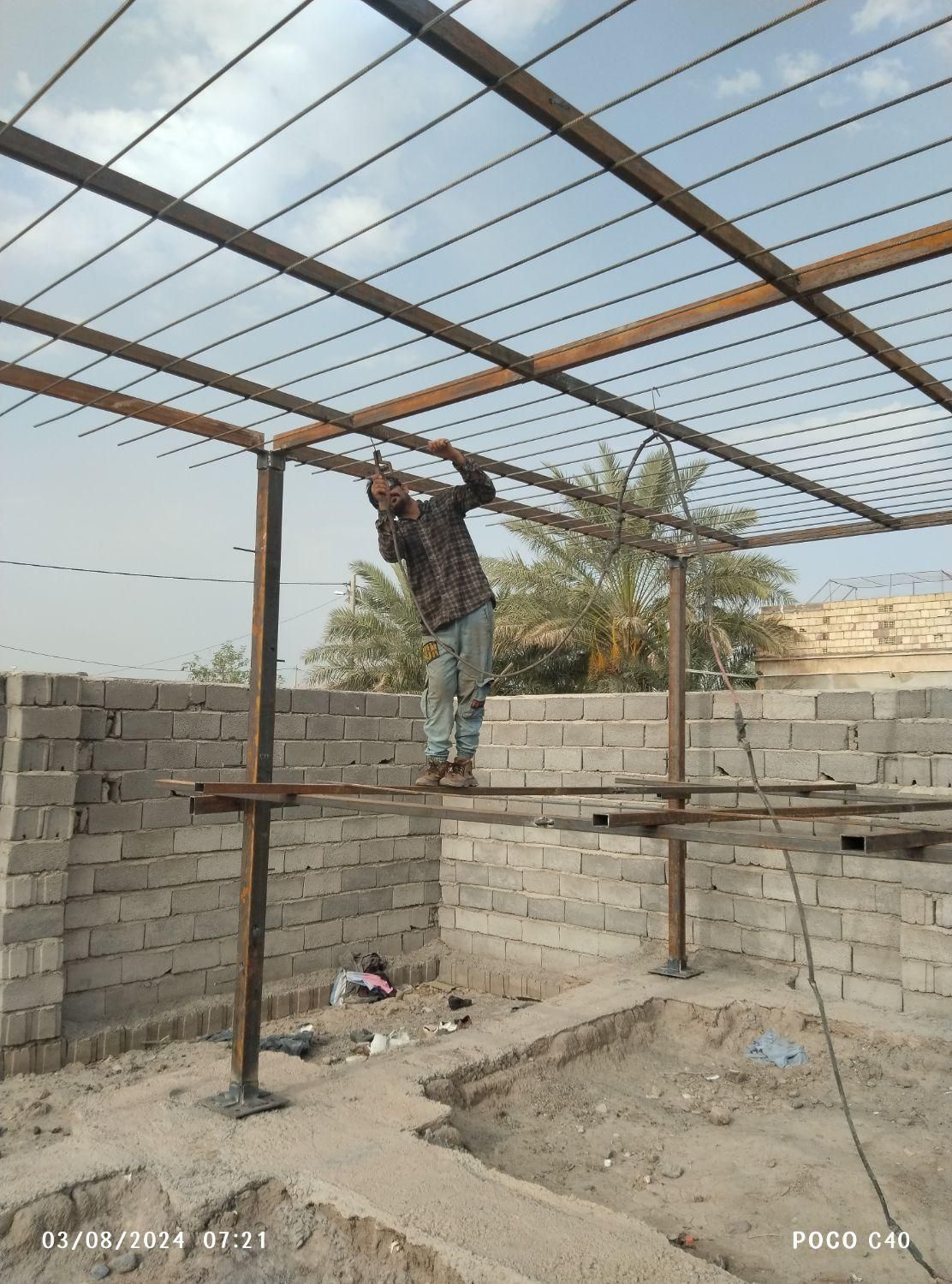 جوشکاری اسکلت|خدمات پیشه و مهارت|بم, |دیوار