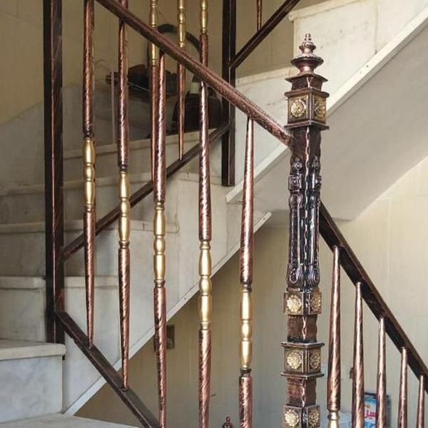 نرده پله،فرفورژه،پله پیچ،نرده استیل،حفاظ راه پله|خدمات پیشه و مهارت|اصفهان, درب کوشک|دیوار