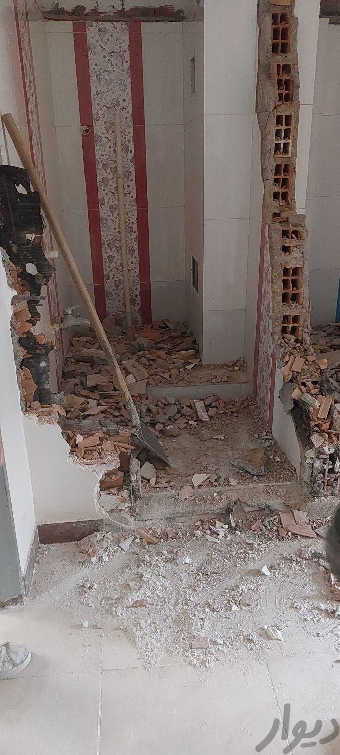 تخریب و بازسازی ساختمان و آرایشگاه زنانه در ساری