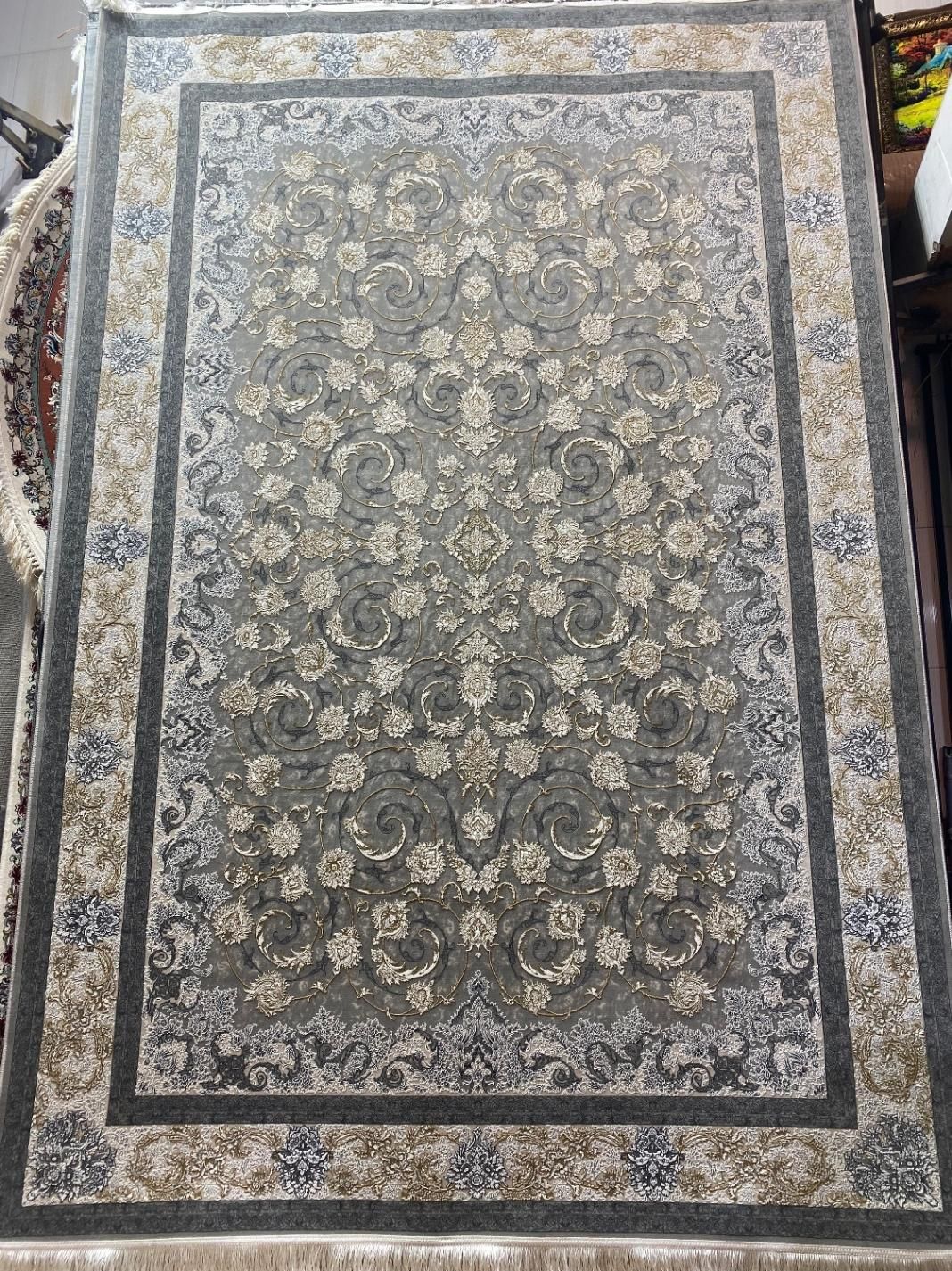 فرش6.9.12متری برجسته آکرلیک تمام نخ(فرش کریم زاده)|فرش|تبریز, |دیوار