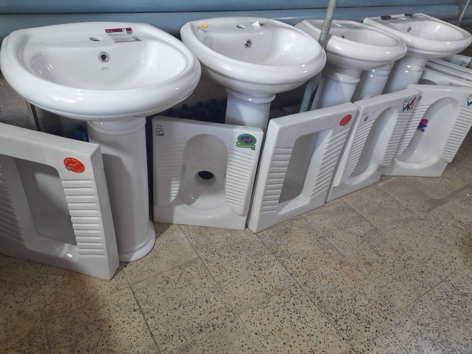 چینی جات(روشویی وسنگ توالت)|لوازم سرویس بهداشتی|گنبد کاووس, |دیوار