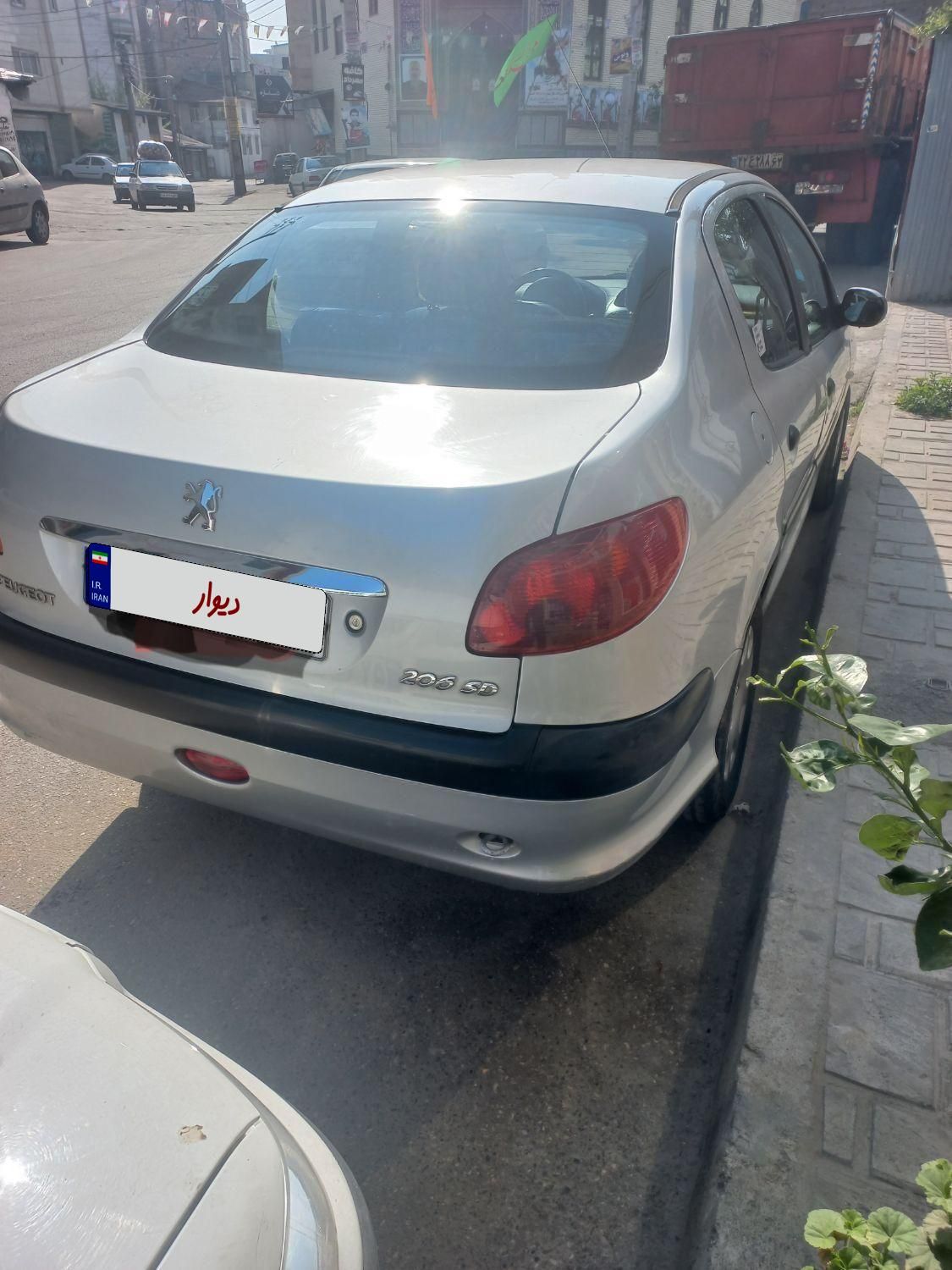 پژو۲۰۶  sd  v8|خودرو سواری و وانت|قائم‌شهر, |دیوار