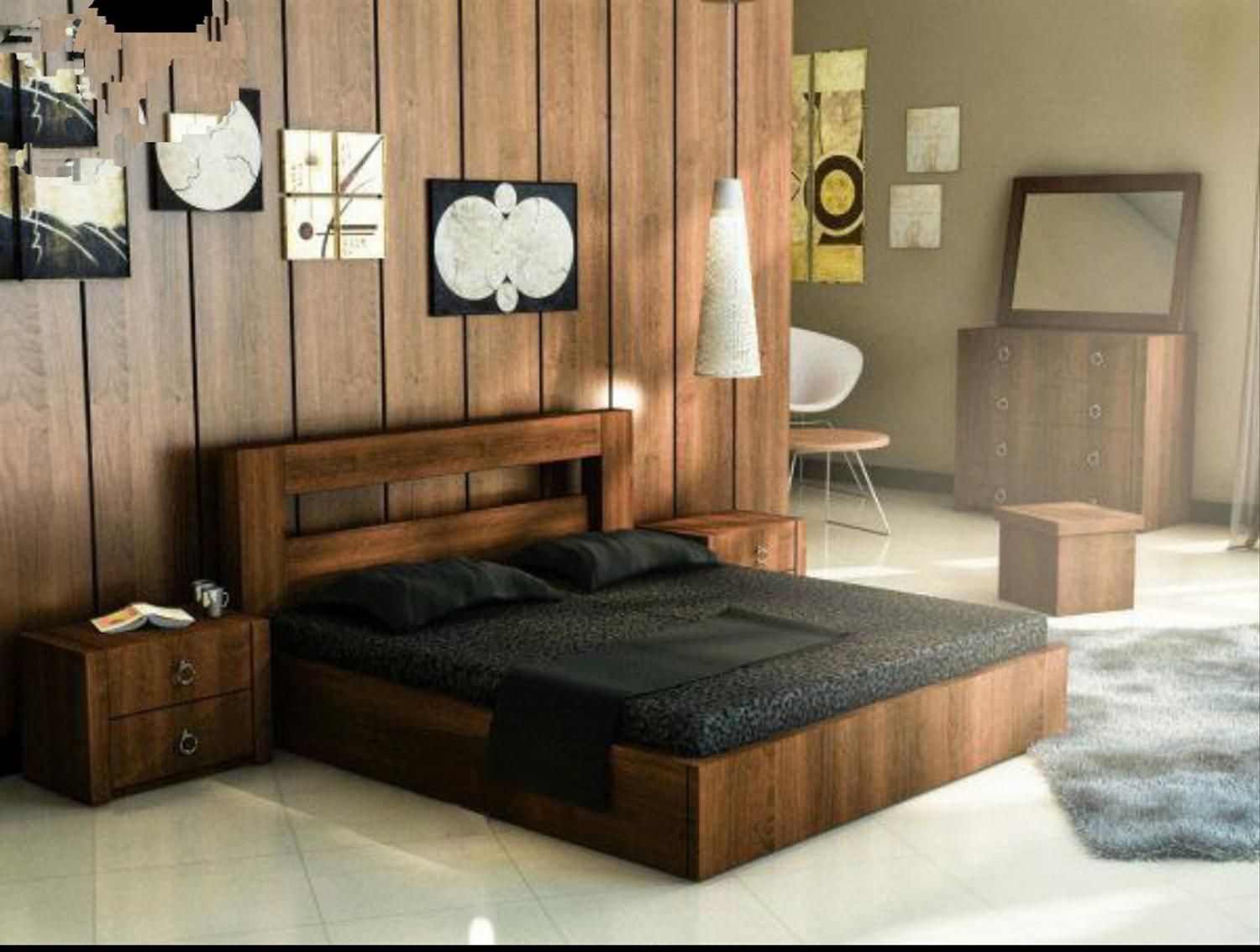 تخت و سرویس خواب دونفره کد 20017|تخت و سرویس خواب|مشهد, آزادشهر|دیوار