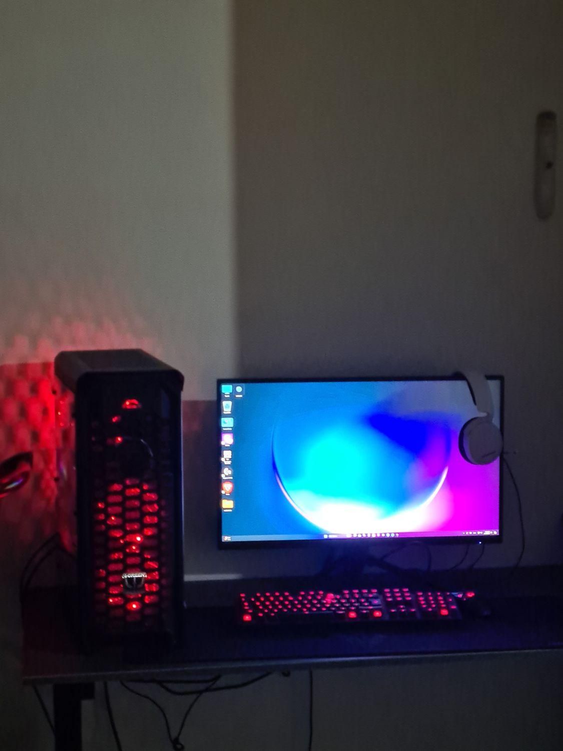 کامپیوتر گیمینگ rtx 30 70  مانیتور ۱۶۰|رایانه رومیزی|تهران, شهرک غرب|دیوار