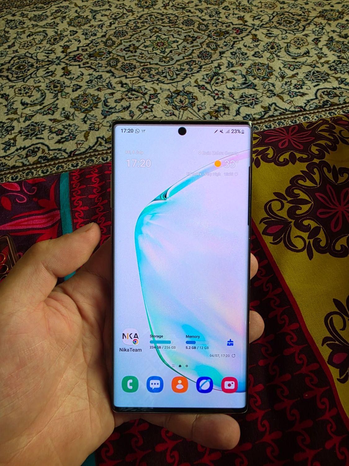 سامسونگ Galaxy Note10+ با حافظهٔ ۲۵۶ گیگابایت|موبایل|تهران, باغ فیض|دیوار