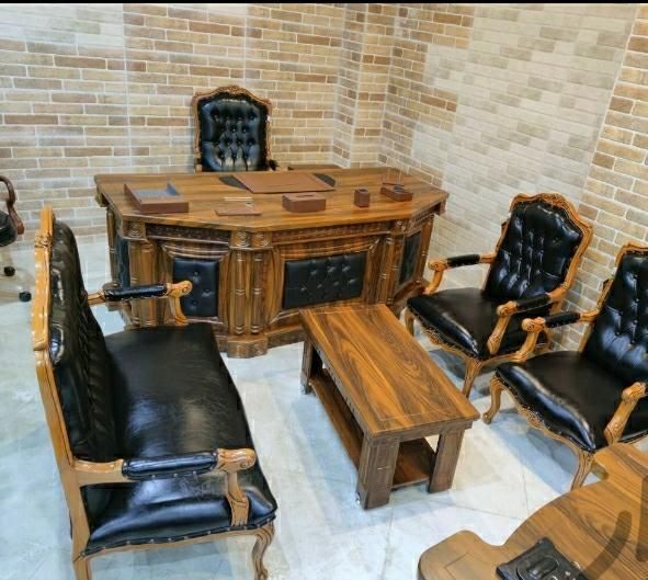 میز صندلی آریا مبلمان دفتر کار|دفتر کار|رشت, پیرکلاچای|دیوار