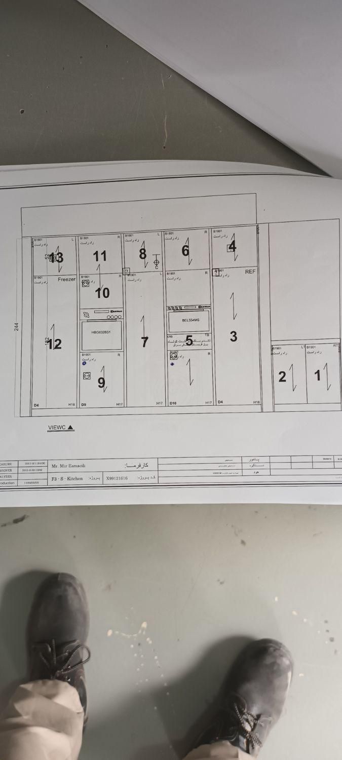 طراحی ساخت واجرای انواع کابینت|جاکفشی، کمد، دراور|گلستان (تهران), |دیوار