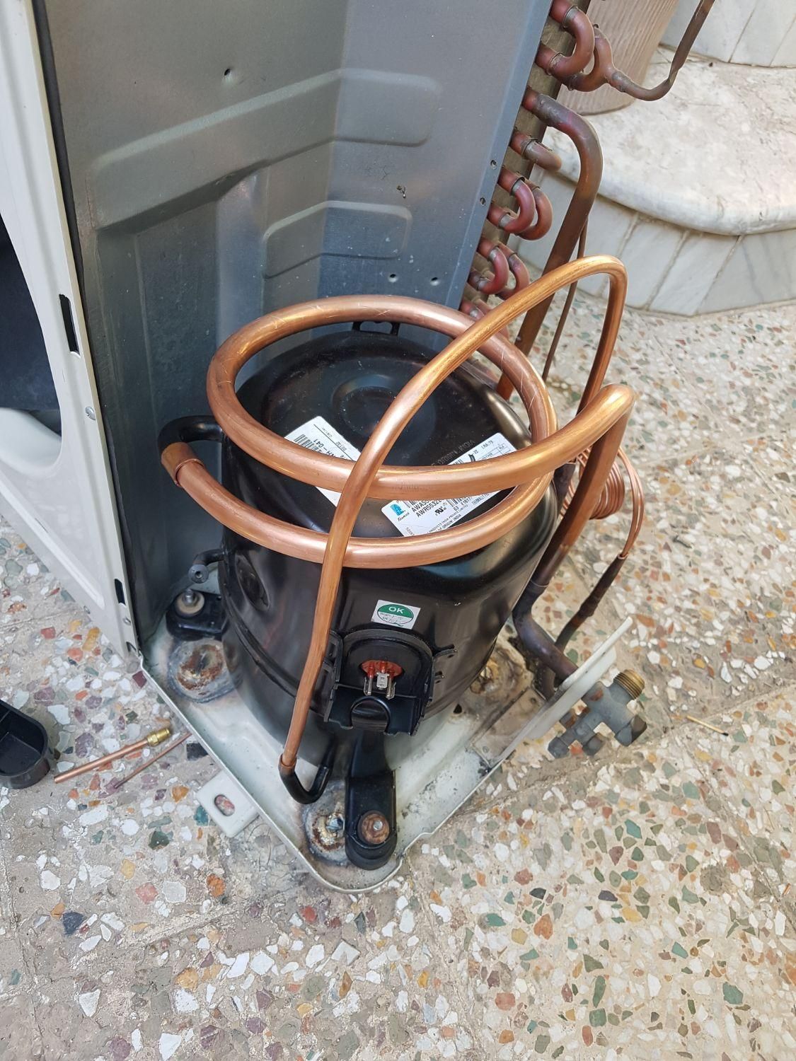 موتور کمپرسور آمریکایی ضمانت کتبی|کولر گازی و فن‌کوئل|دزفول, |دیوار