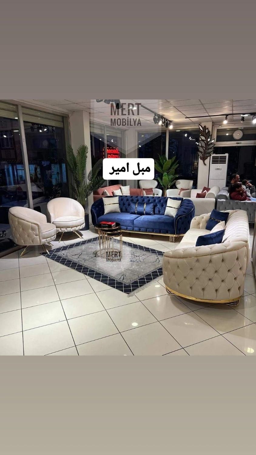 مبل چستر راحتی%دیاکو ۸ نفره متریال باکیفیت|مبلمان خانگی و میز عسلی|آستارا, |دیوار